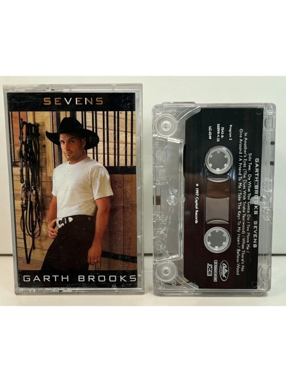Garth Brooks Sevens 1997 Country Cassette Capitol Records